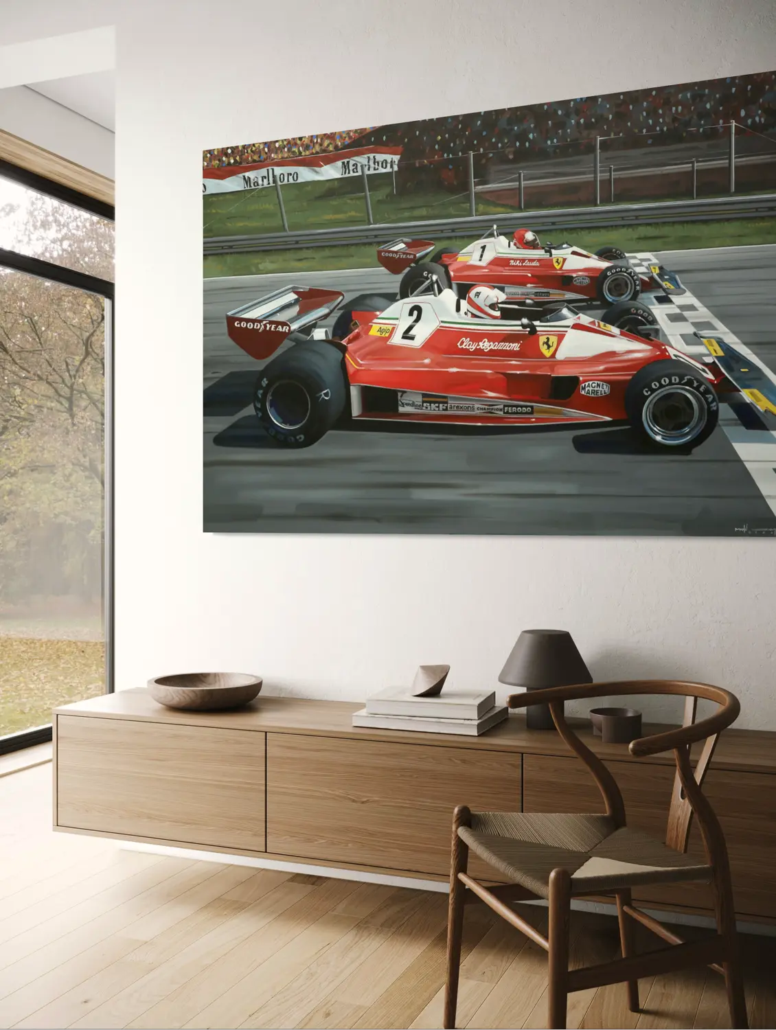 LAUDA Y REGAZZONI, 1976