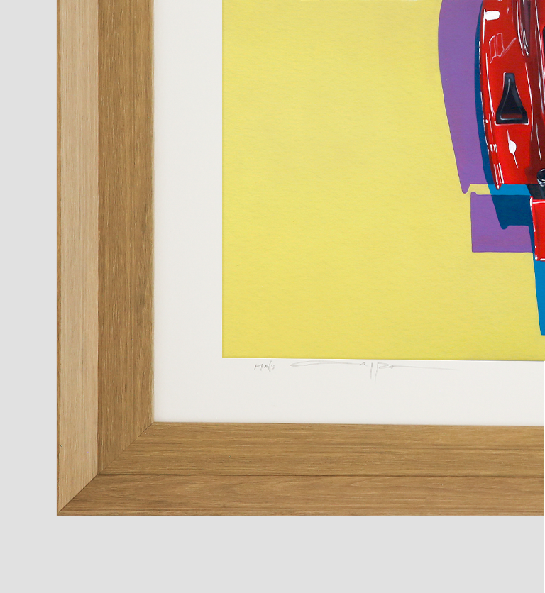 Coca-Cola Porsche 935 Art Print signed | Manu Campa