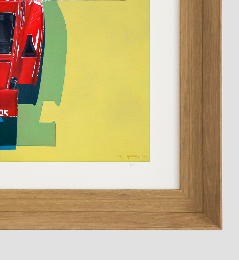 Coca-Cola Porsche 935 Art Print numberes | Manu Campa